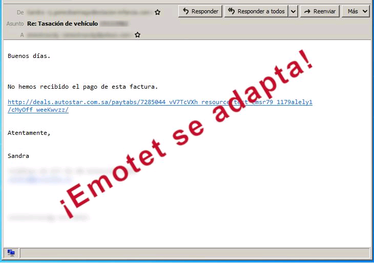 Cover Image of Autoadaptación de Emotet